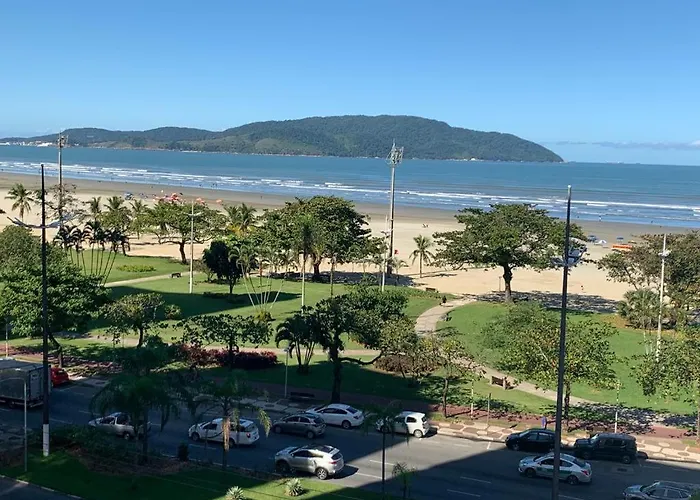 Apartamento Em Santos Vista Mar