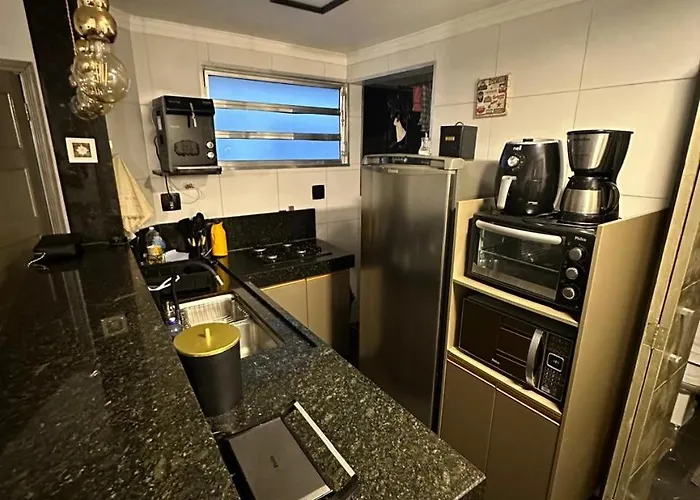 Apartamento Em Santos Vista Mar